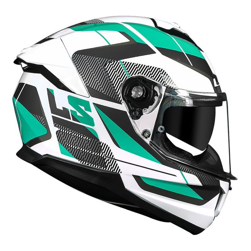 CAPACETE LS2 STREAM II ROAD BRANCO/VERDE